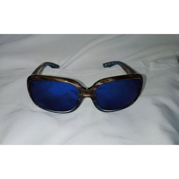 Costa Gannet Blue Lens Tortoise Frame Women's Sunglasses Polarized 58mm - Picture 4 of 11
